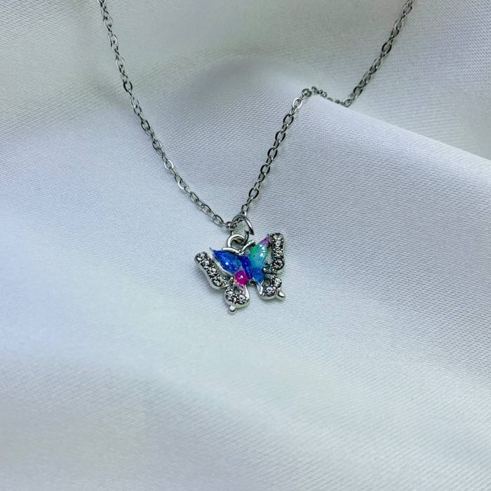 گردنبند پروانه R02167 - Image 3