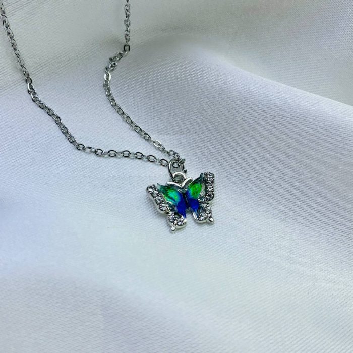 گردنبند پروانه R02167 - Image 2