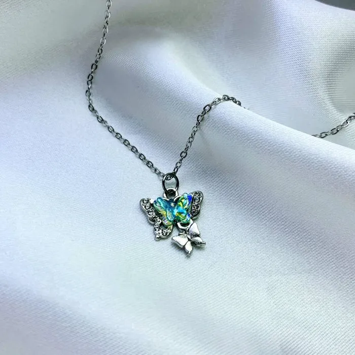 گردنبند پروانه R02166 - Image 1