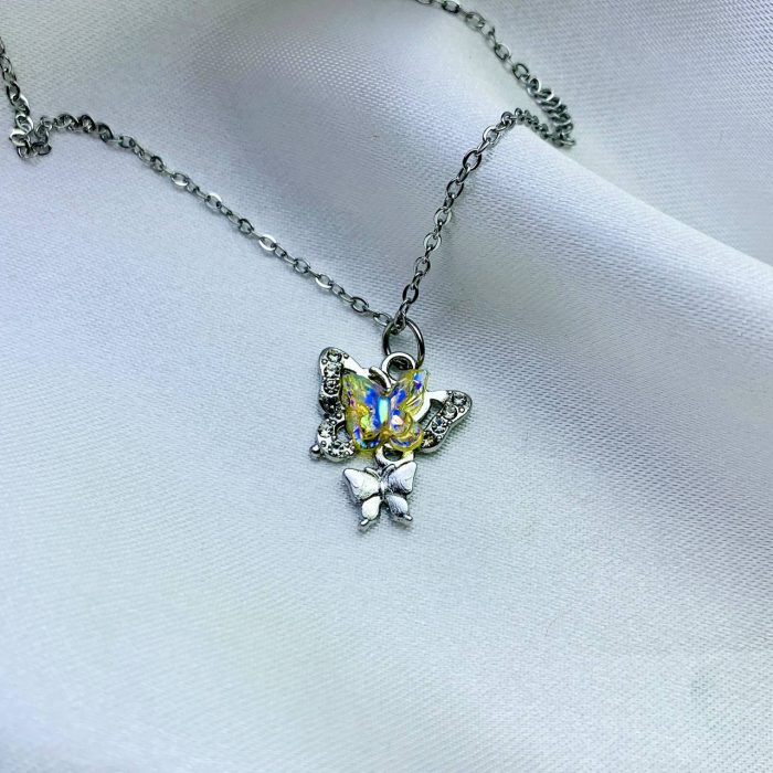 گردنبند پروانه R02166 - Image 2